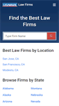 Mobile Screenshot of bestlawfirms.usnews.com